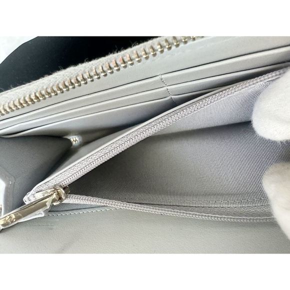 Chanel V Stitch Silver Chevron Leather Rucksack main image 9